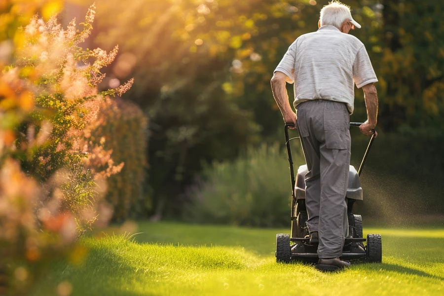 battery self propelled lawn mowers